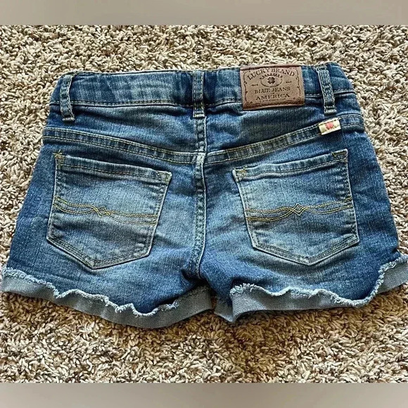 Lucky Brand Riley Short Girls Denim Jean Shorts Size 7 - Picture 5 of 6